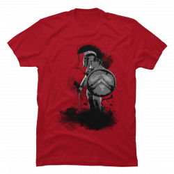 spartan warrior t shirt design